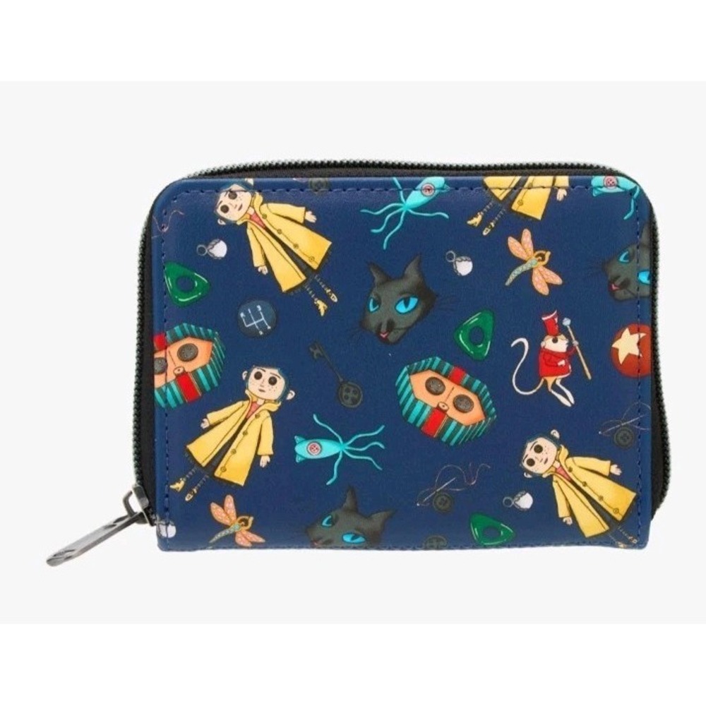 NWT Loungefly Coraline Icons Mini Backpack & Wallet Set Whimsigoth Grunge - Picture 6 of 9